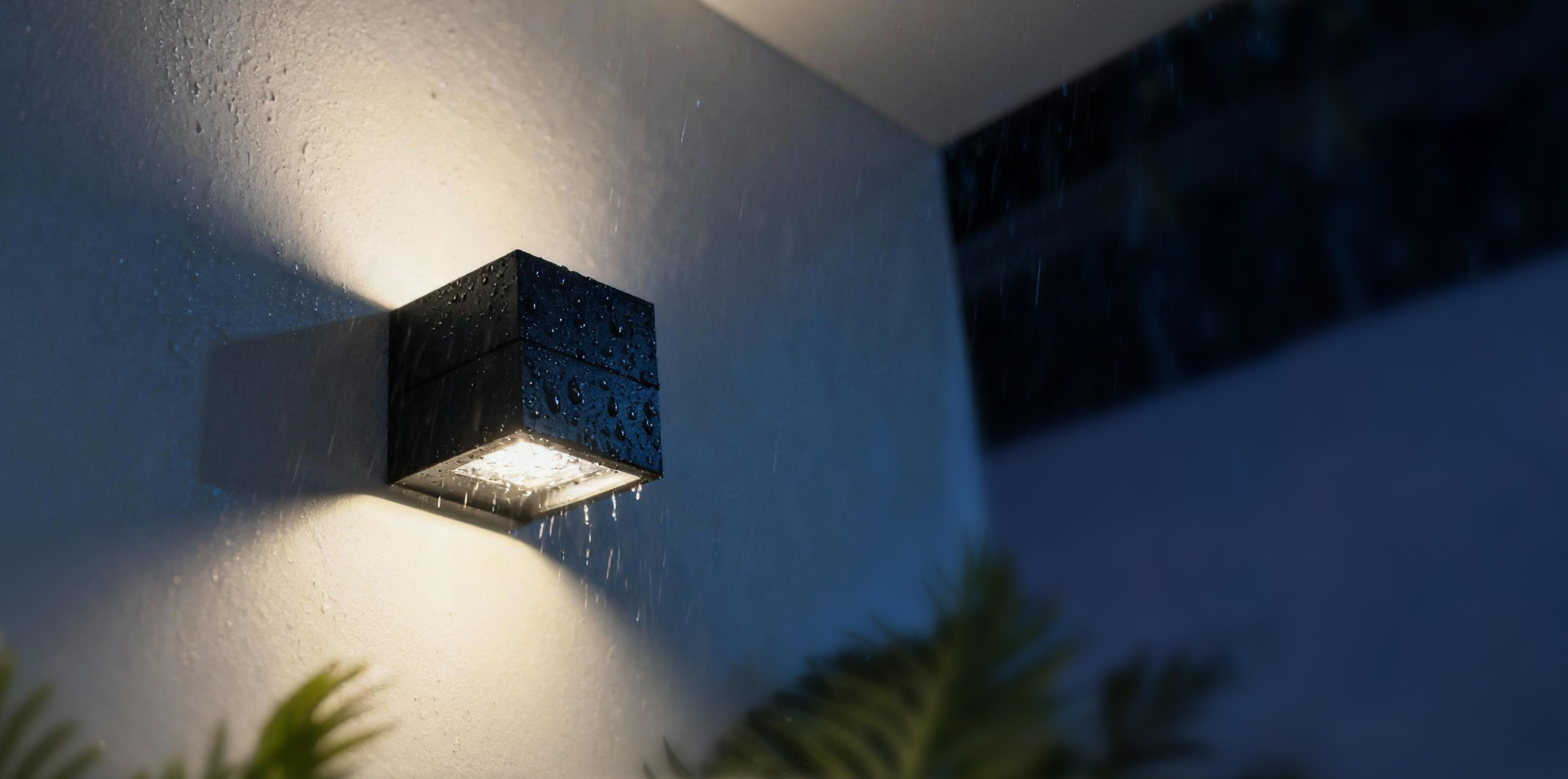 Cube Outdoor Wall Light